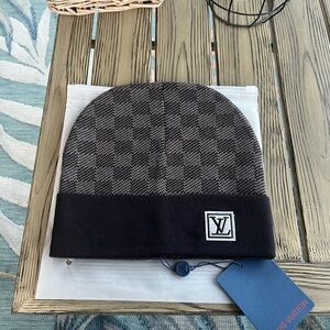 Louis Vuitton black beenie new